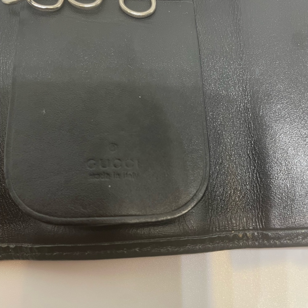 GUCCI key wallet GG canvas and leather inside Authentic used - Picture 6 of 8